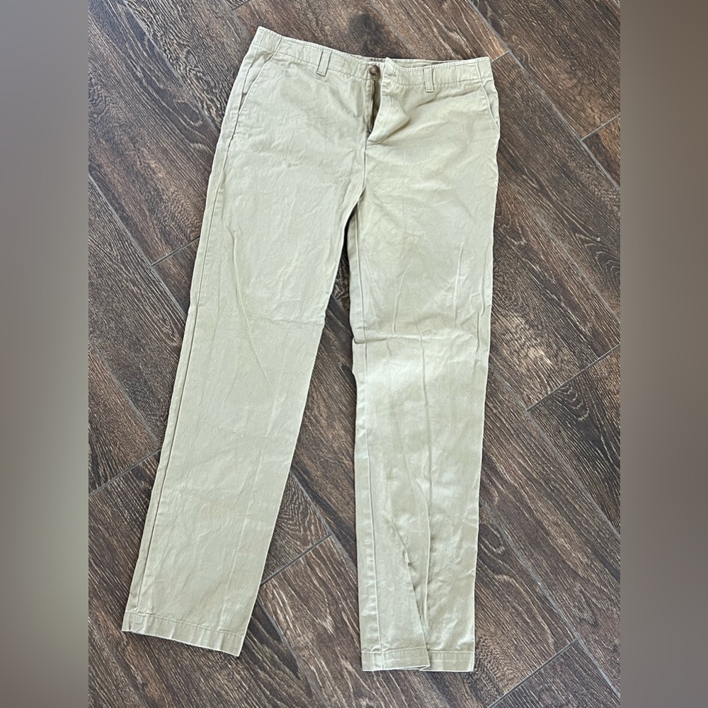 Lands’ End 18H (husky) khaki (tan) boys pants - Like New!